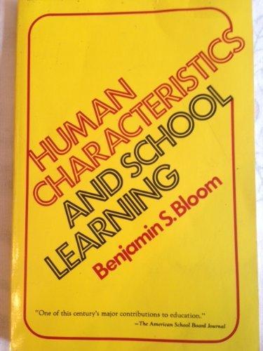 Book Human Characteristics and School Learning free