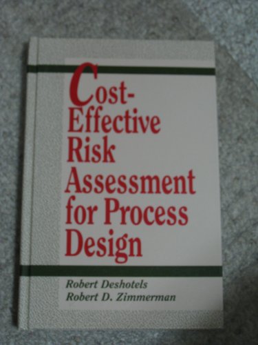Book Cost-Effective Risk Assessment for Process Design free