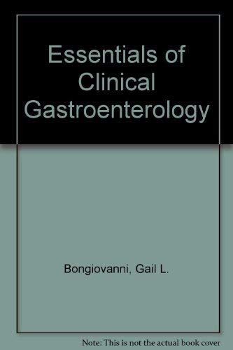 Book Essentials Of Clinical Gastroenterology free