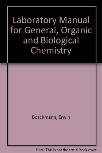 Book Chemistry In Action: A Laboratory Manual for General, Organic, and Biological Chemistry free