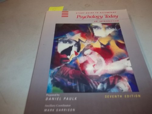 Book Study Guide to Accompany Psychology Today an Introduction free