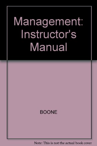 Book Management: Instructor's Manual free