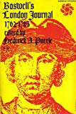 Book Boswell's London Journal 1762-1763 free