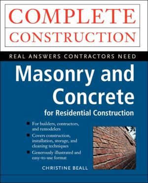 Book Masonry and Concrete free