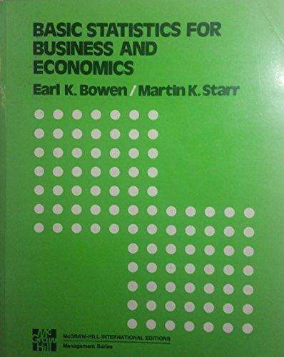 Book Basic statistics for business and economics (McGraw-Hill series in quantitative methods for management) free