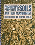 Book Engineering Properties of Soils and Their Measurement free