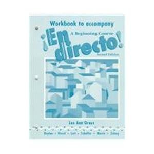 Book Workbook to Accompany En Directo! A Beginning Course, 2nd Edition free