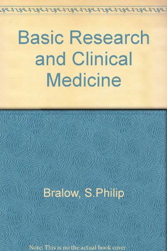 Book Basic Research Today On Clinical Medicine free