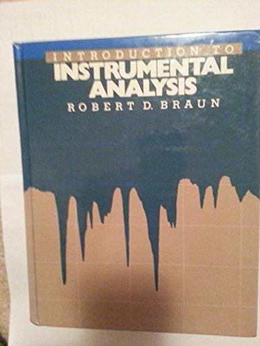 Book Introduction to Instrumental Analysis free