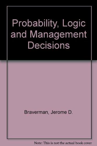 Book Probability, logic, and management decisions free