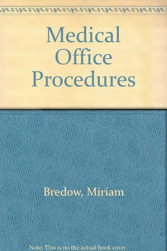 Book Medical office procedures free