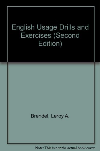 Book English Usage Drills And Exercises: Programmed For The Typewriter (second Edition) free