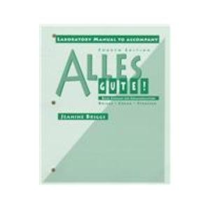 Book Laboratory Manual to Accompany Alles Gute!: Basic German for Communication free