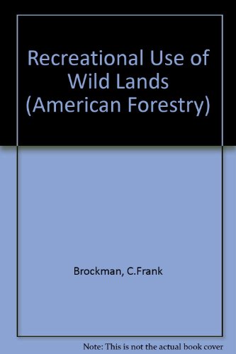 Book Recreational use of wild lands (McGraw-Hill series in forest resources) free