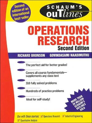 Book Schaum's Outline of Operations Research free