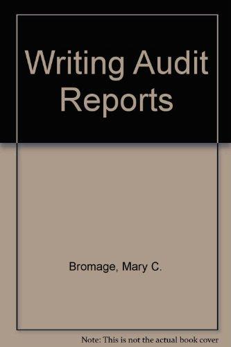 Book Writing audit reports free
