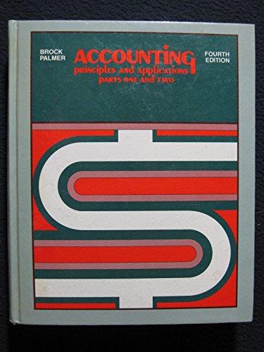 Book Accounting: Principles and Applications: Parts 1 and 2 free