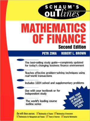 Book Schaum's Outline of Mathematics of Finance free