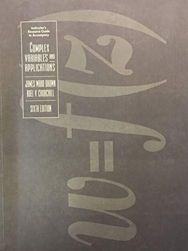 Book Instructor's Manual: Im Complex Variables& Applications (International Series in Pure and Applied Mathemati) free