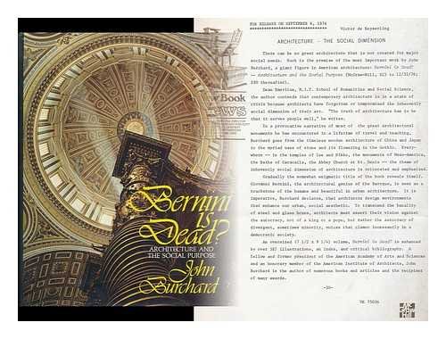 Book Bernini is dead?: Architecture and the social purpose free