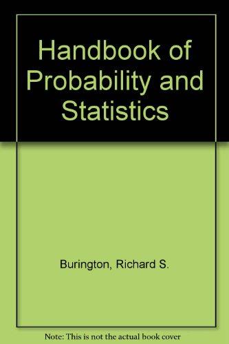 Book Handbook of Probability and Statistics With Tables free
