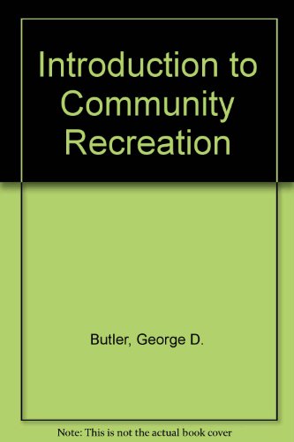 Book Introduction to Community Recreation free
