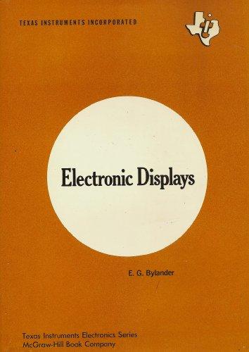 Book Electronic displays (Texas Instruments electronic series) free