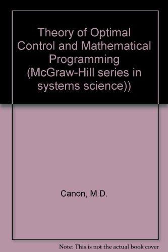 Book Theory of Optimal Control and Mathematical Programming free
