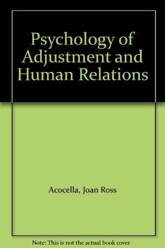 Book Psychology of Adjustment and Human Relations free