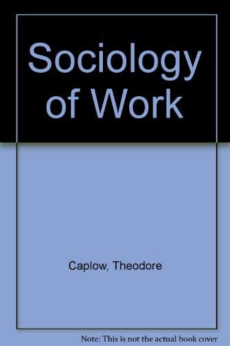 Book The Sociology of Work. free