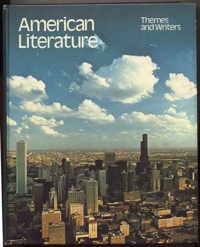Book American Literature: Themes And Writers (themes And Writers Series) free