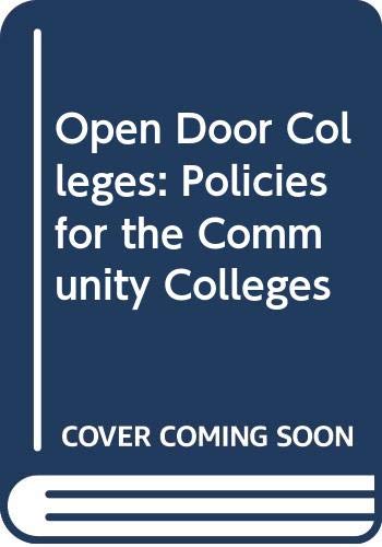 Book The open-door colleges;: Policies for community colleges free