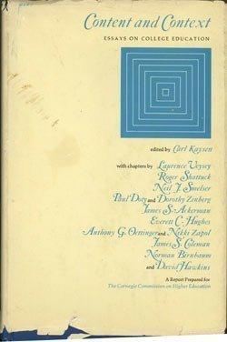 Book Content and context: essays on college education free