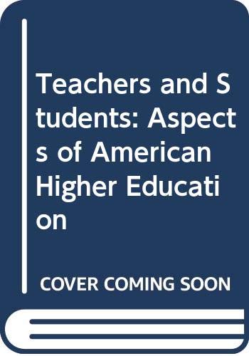 Book Teachers and students;: Aspects of American higher education, free