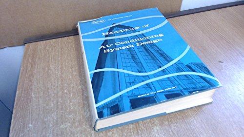 Book Handbook of Air Conditioning System Design free