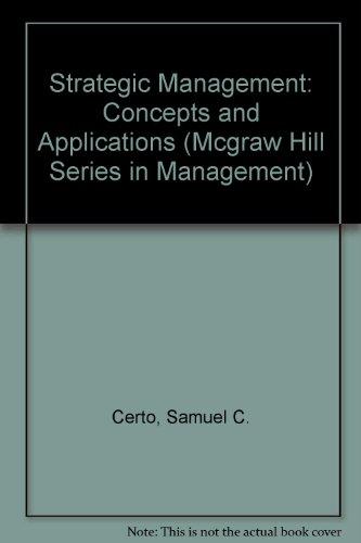 Book Strategic Management: A Focus on Process (MCGRAW HILL SERIES IN MANAGEMENT) free
