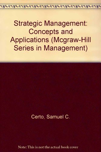 Book Strategic Management: Concepts and Applications (McGraw-Hill Series in Management) free