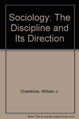 Book Sociology: The Discipline and Its Direction free