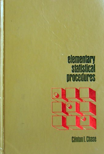 Book Elementary Statistical Procedures free