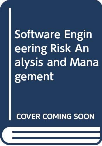 Book Software Engineering Risk Analysis And Management free