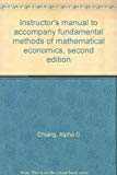 Book Instructor's Manual To Accompany Fundamental Methods Of Mathematical Economics, Second Edition free
