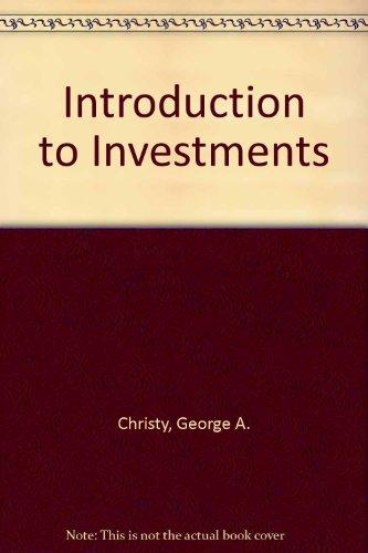 Book Introduction to investments (McGraw-Hill series in finance) free