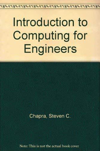 Book Introduction To Computing For Engineers free