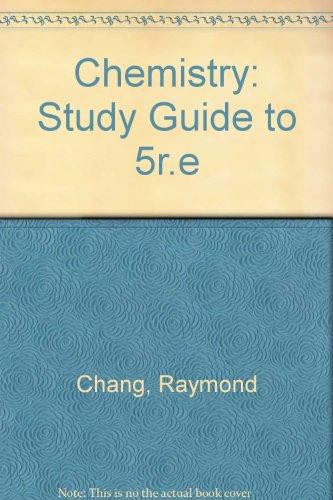 Book Chemistry: Study Guide: Fifth Edition free