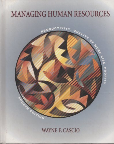 Book Managing Human Resources: Productivity, Quality of Work Life, Profits (Mcgraw-Hill Series in Management) free