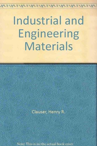 Book Industrial and Engineering Materials free