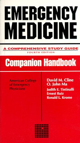 Book Emergency Medicine: A Comprehensive Study Guide 4/e, Companion Handbook free