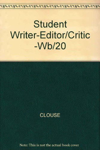 Book The student writer: Editor and critic free