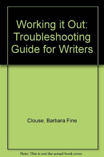 Book Working It Out: A Troubleshooting Guide for Writers free