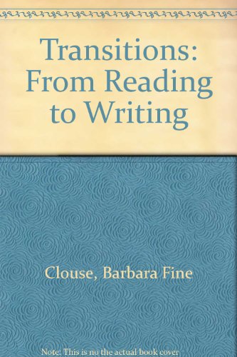 Book Transitions: From Reading to Writing free
